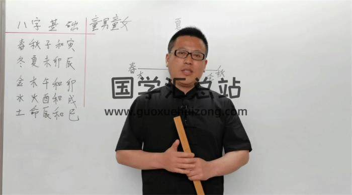赵慧东《生辰八字学》41集八字视频-封面四柱八字