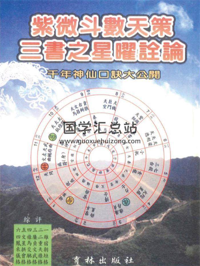 卧云先生《紫微斗数天策三书星曜诠论》544页PDF电子书-封面紫微斗数