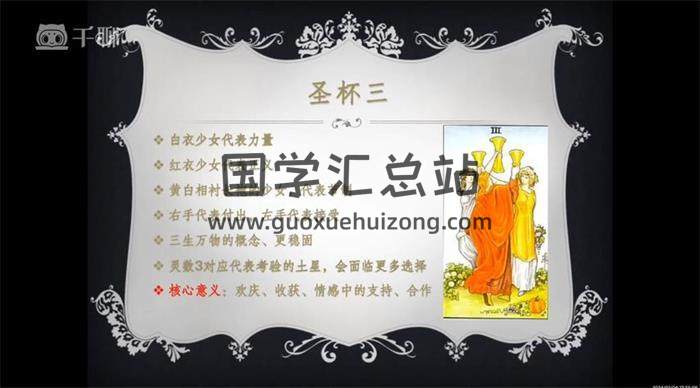 米勒《精品塔罗课》17集塔罗视频-封面占卜预测