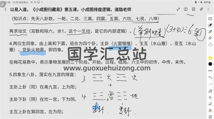 道隐《归藏易小成图》31集视频-封面易学