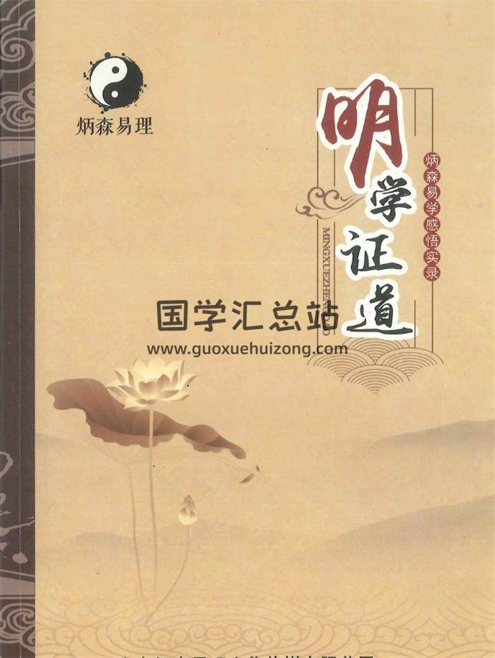 王炳森《明学证道》132页PDF电子书-封面易学