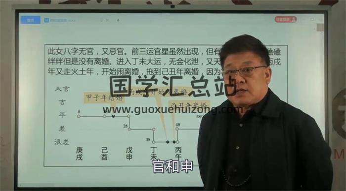 冯武杰《漫画八字》13集八字视频-封面命理学