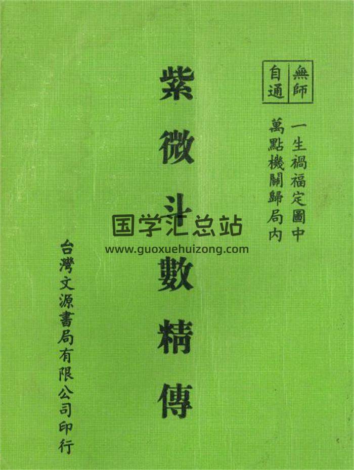 钟易远著《紫微斗数精传》296页PDF电子书-封面紫微斗数