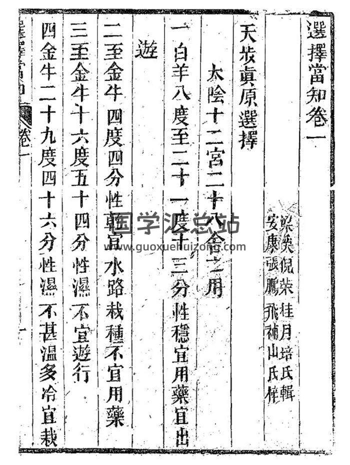 《选择当知》清道光二十五年刻本78页PDF电子书-封面风水