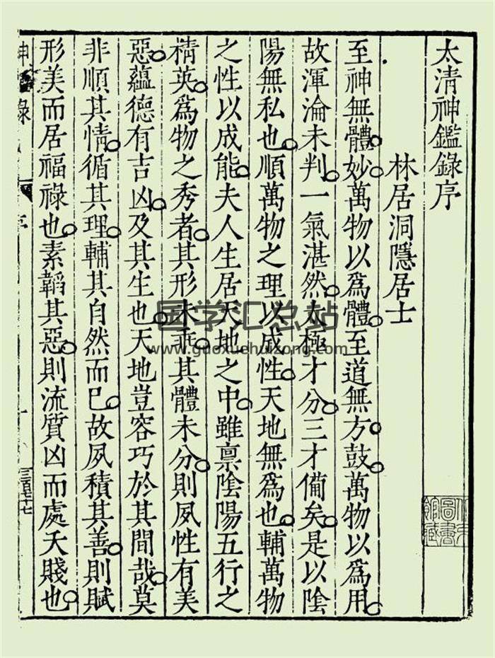 相学古籍《太清神鉴录》明吴缉刻本230页PDF电子书-封面相学