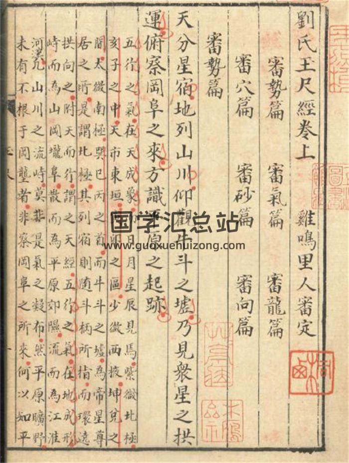《刘氏玉尺经》57页(双页版)PDF电子书-封面风水