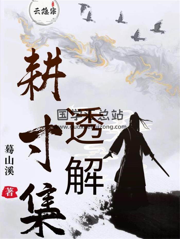 蓦山溪《耕寸集》透解263页PDF电子书-封面命理学