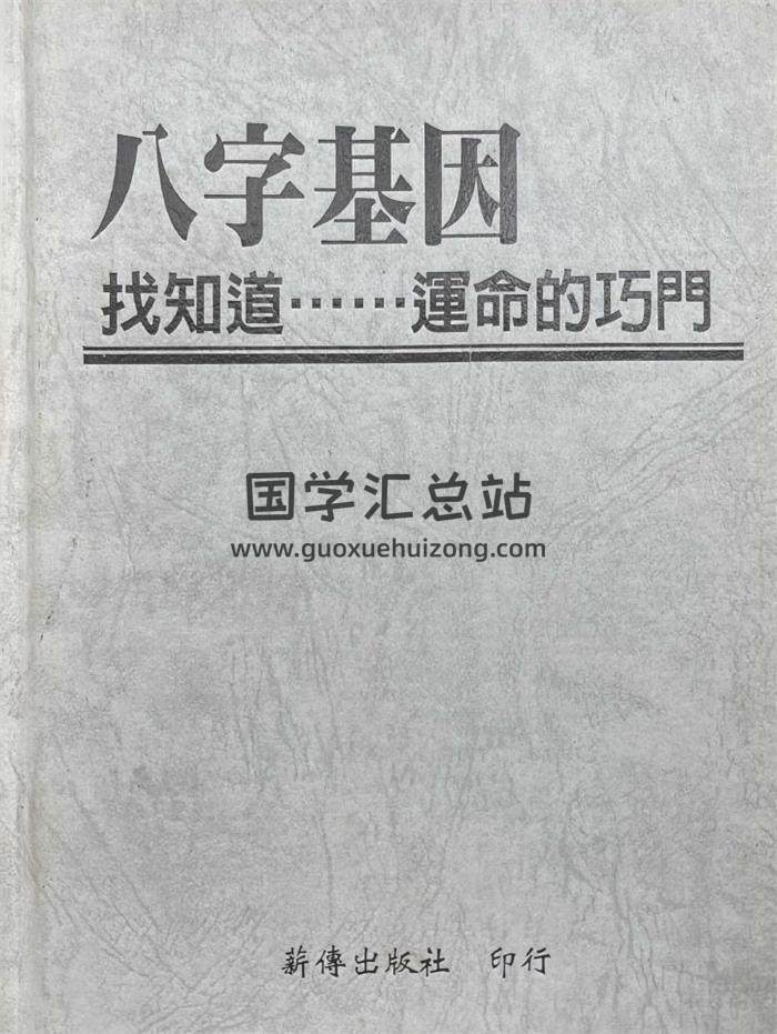萧佑霖《八字基因》153页PDF电子书-封面命理学