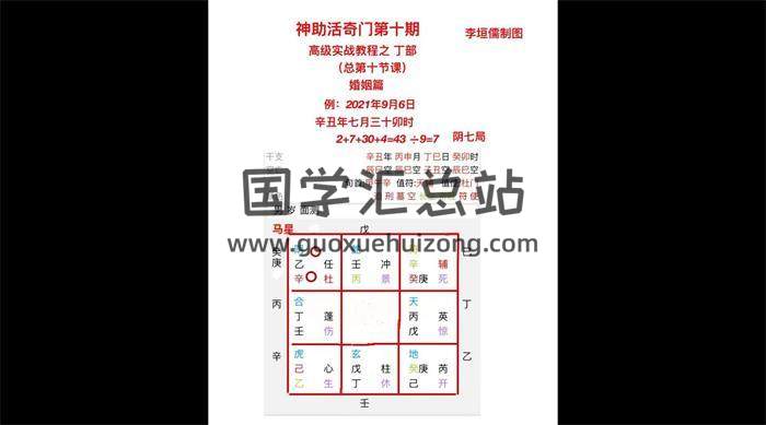李垣儒《民间神助活奇门》12集奇门视频-封面易学