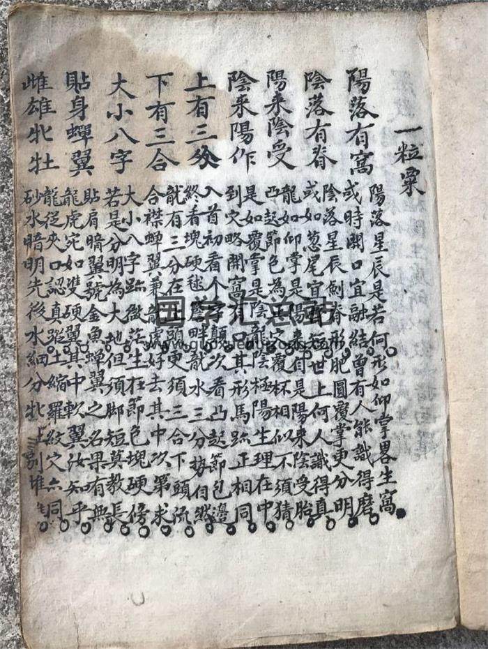 风水古籍《一粒粟》50页(双页版)PDF电子书-封面风水