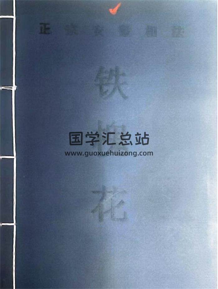 正宗安徽相法《铁槐花》上下集190页PDF电子书-封面相学