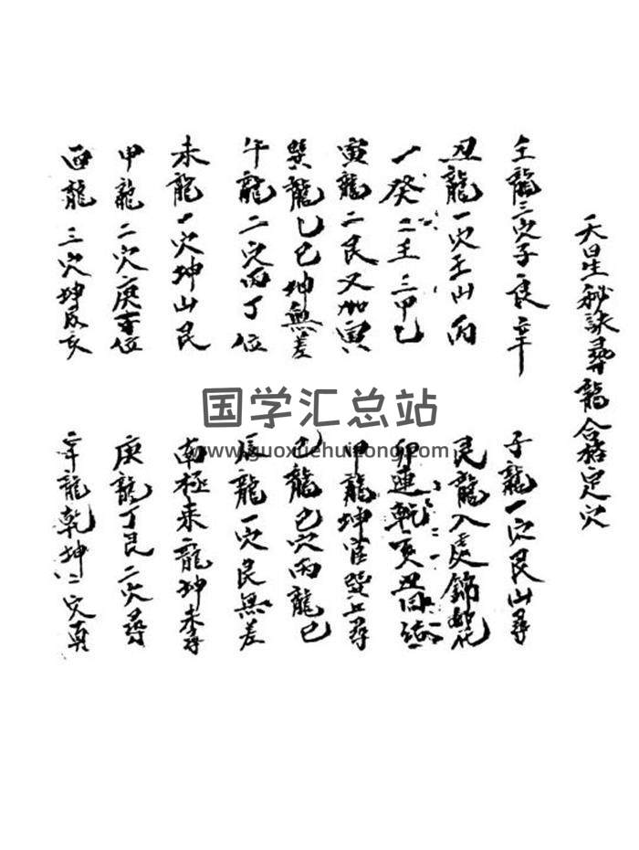 《天星秘诀寻龙合格定穴》139页PDF电子书-封面风水