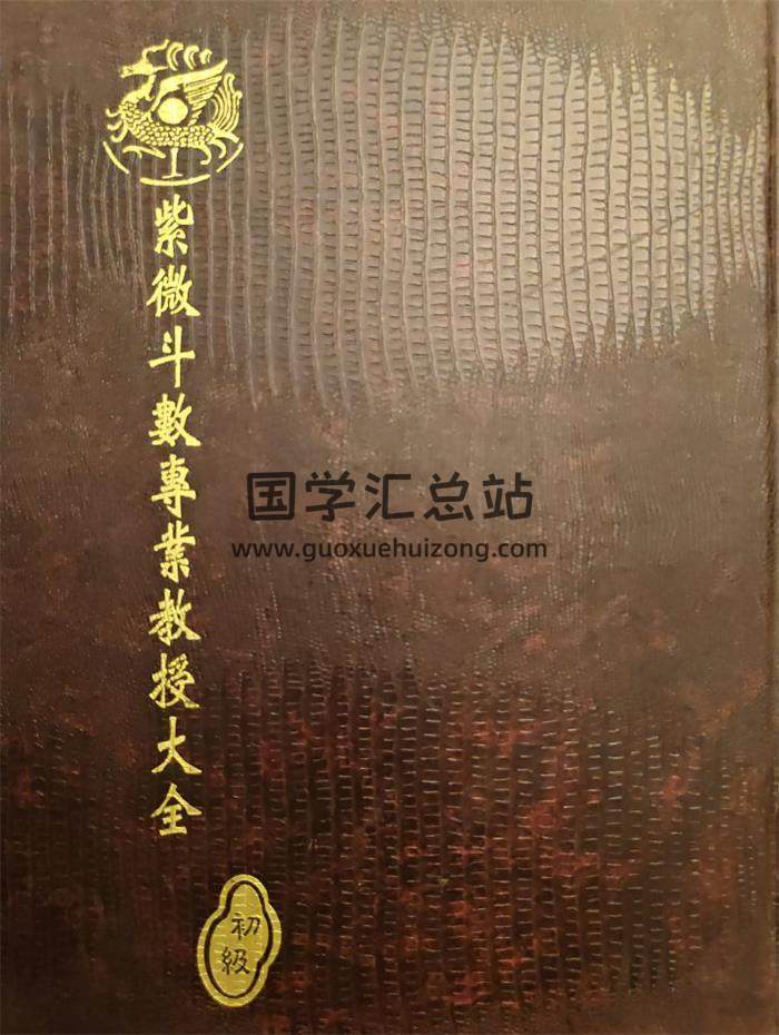 蔡崇仁《紫微斗数专业教授大全》初中高级3册PDF电子书-封面紫微斗数