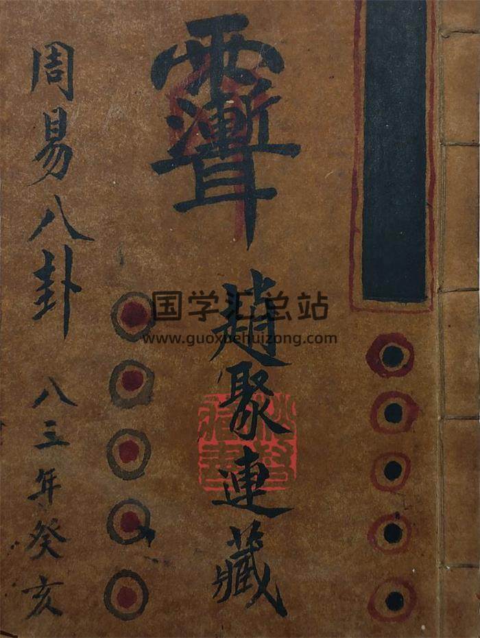 《文公八门 周易八卦》赵聚连藏23页(双页版)PDF电子书-封面易学