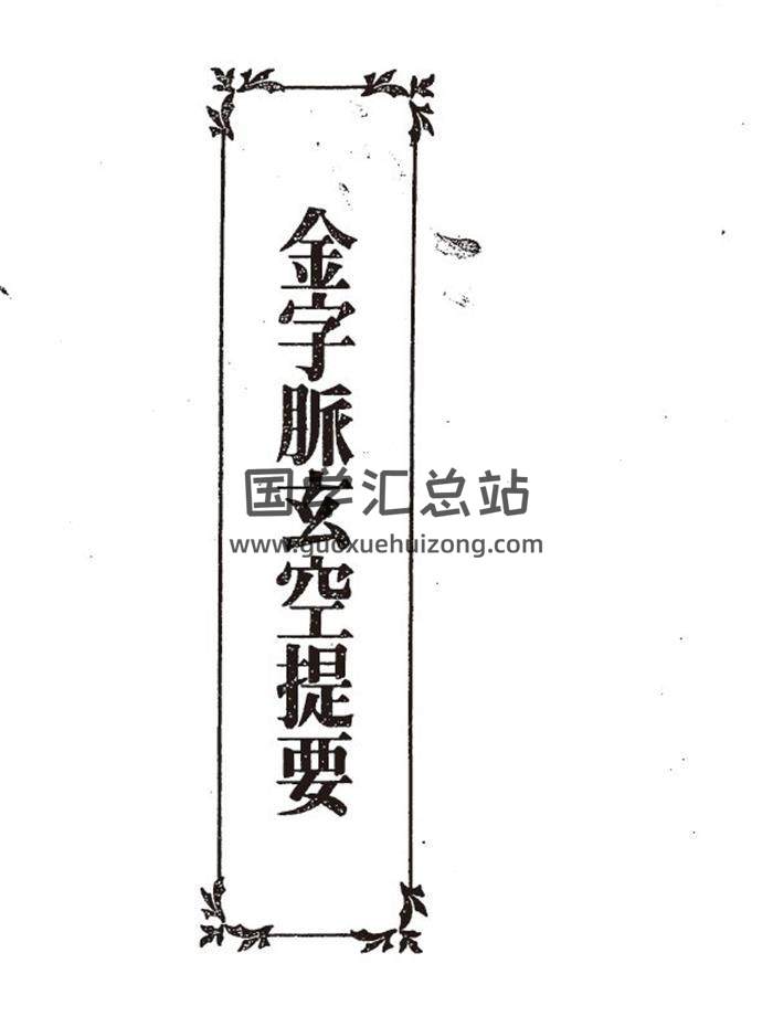 王琴松《金字脉玄空提要》102页(双页版)PDF电子书-封面风水