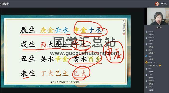 明德国学社 无虞老师《新派八字精讲班》17集八字视频-封面四柱八字