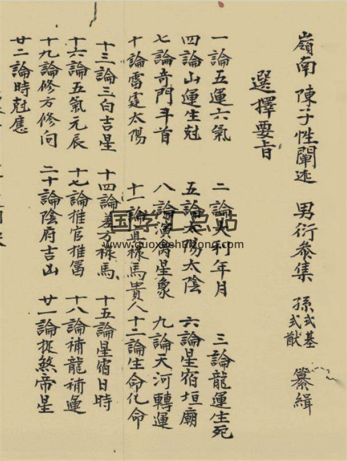 择日古籍《选择要旨》105页(双页版)PDF电子书-封面择日