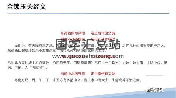 司羽先生《金鎖玉關》精修班42集風水視頻-封面風水