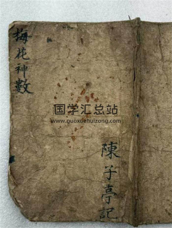 梅花古籍《梅花神数》陈子亭记22页(双页版)PDF电子书-封面梅花易数