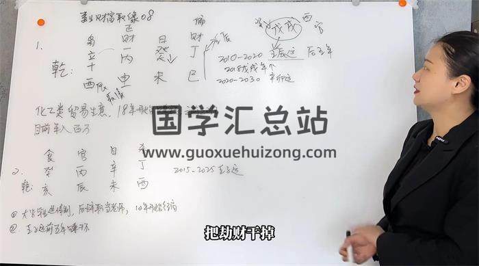 云朵《八字事业财富取像课》30集八字视频-封面四柱八字