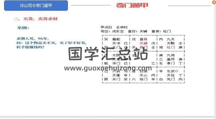 冷山司令《奇门遁甲预测篇》55集奇门遁甲视频-封面奇门遁甲