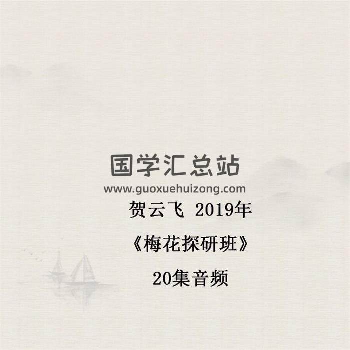 贺云飞 2019年《梅花探研班》20集音频-封面梅花易数