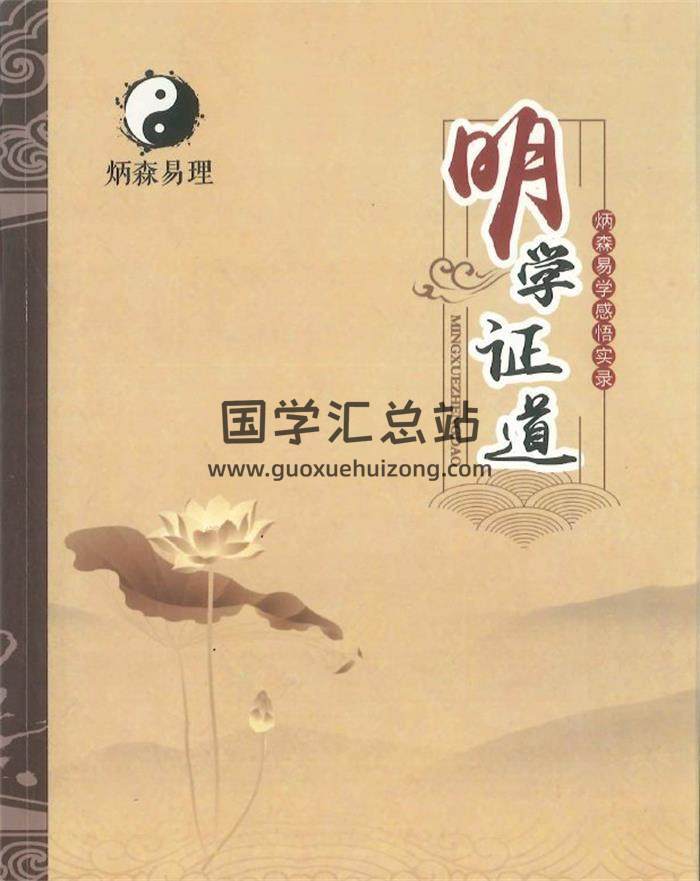 王炳森《明学正道》132页PDF电子书-封面易学