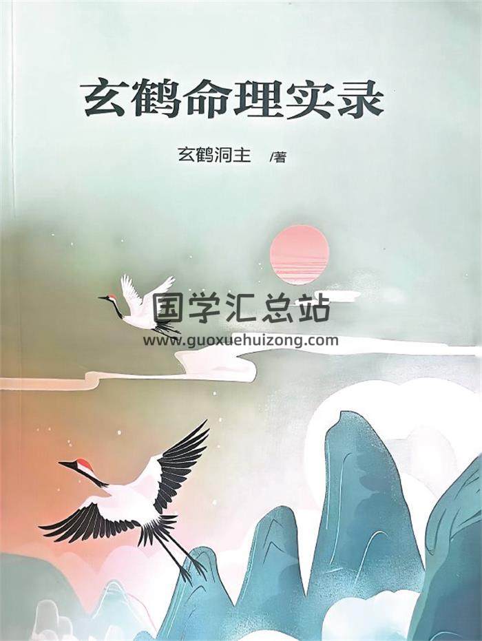 玄鹤洞主《玄鹤命理实录》346页PDF电子书-封面命理学