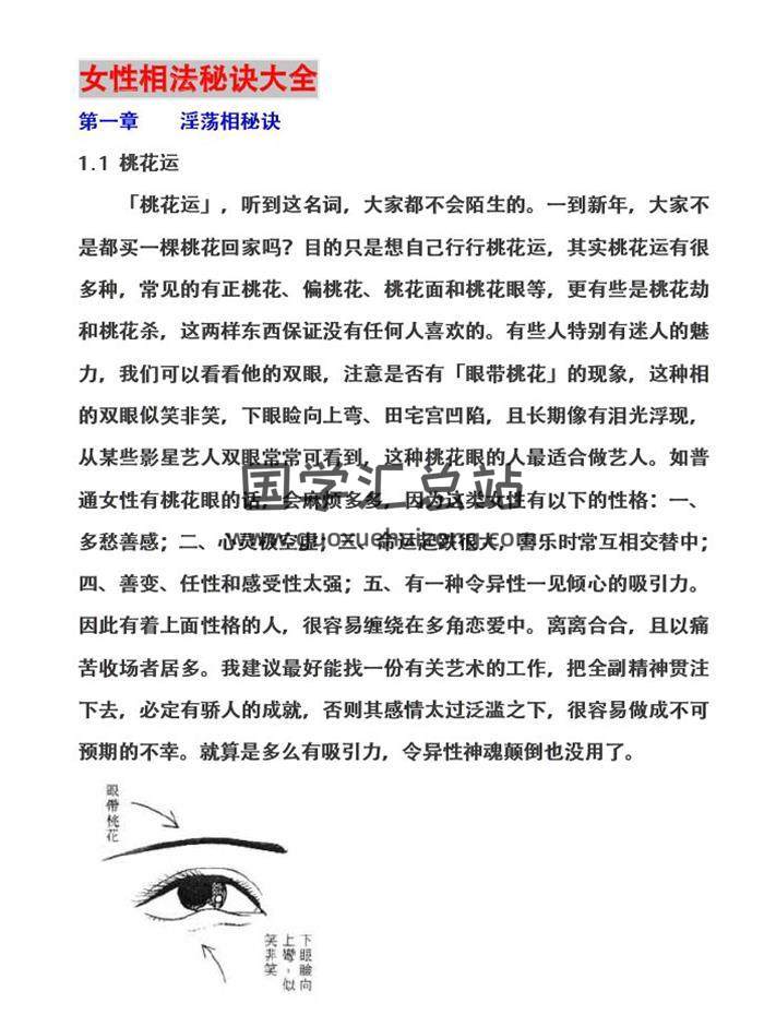 《女性相法秘诀大全》266页PDF电子书-封面相学